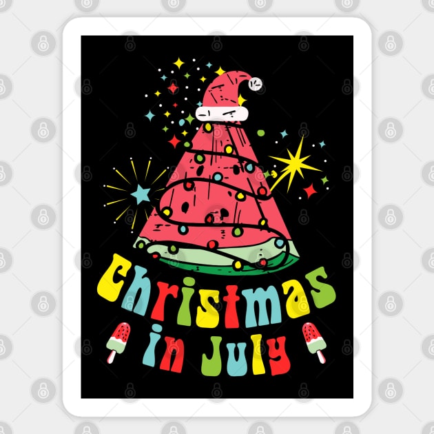 Christmas in July Sticker by Etopix